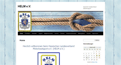Desktop Screenshot of helmev.de